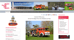 Desktop Screenshot of feuerwehr-muehlheim.de